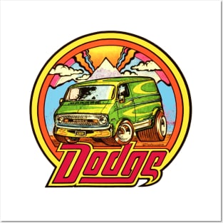 Early 70s Dodge Van Posters and Art